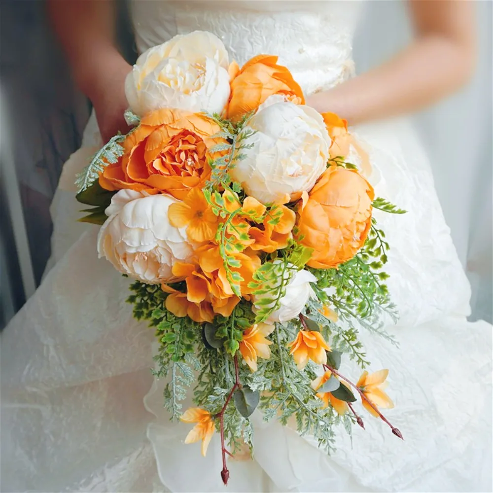 Western Orange Artificial Flower Bouquet Bridal Wedding Bouquet Versatile Prop for Wedding & Party Wedding Accessories
Western Orange Artificial Flower Bouquet Bridal Wedding Bouquet Versatile Prop for Wedding & Party Wedding Accessories