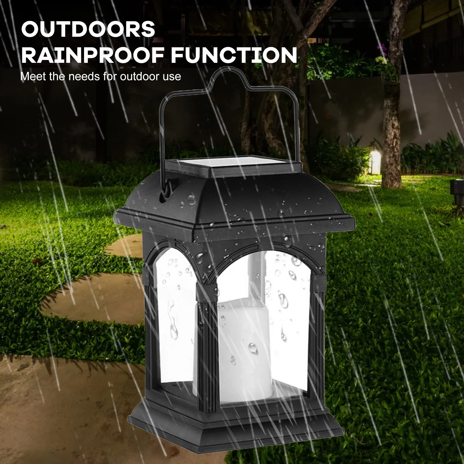 Solar Hanging Lantern LED Light Garden Lamp with Flickering Flameless Candle Rainproof Outdoor Hanging Candle Lantern
Solar Hanging Lantern LED Light Garden Lamp with Flickering Flameless Candle Rainproof Outdoor Hanging Candle Lantern