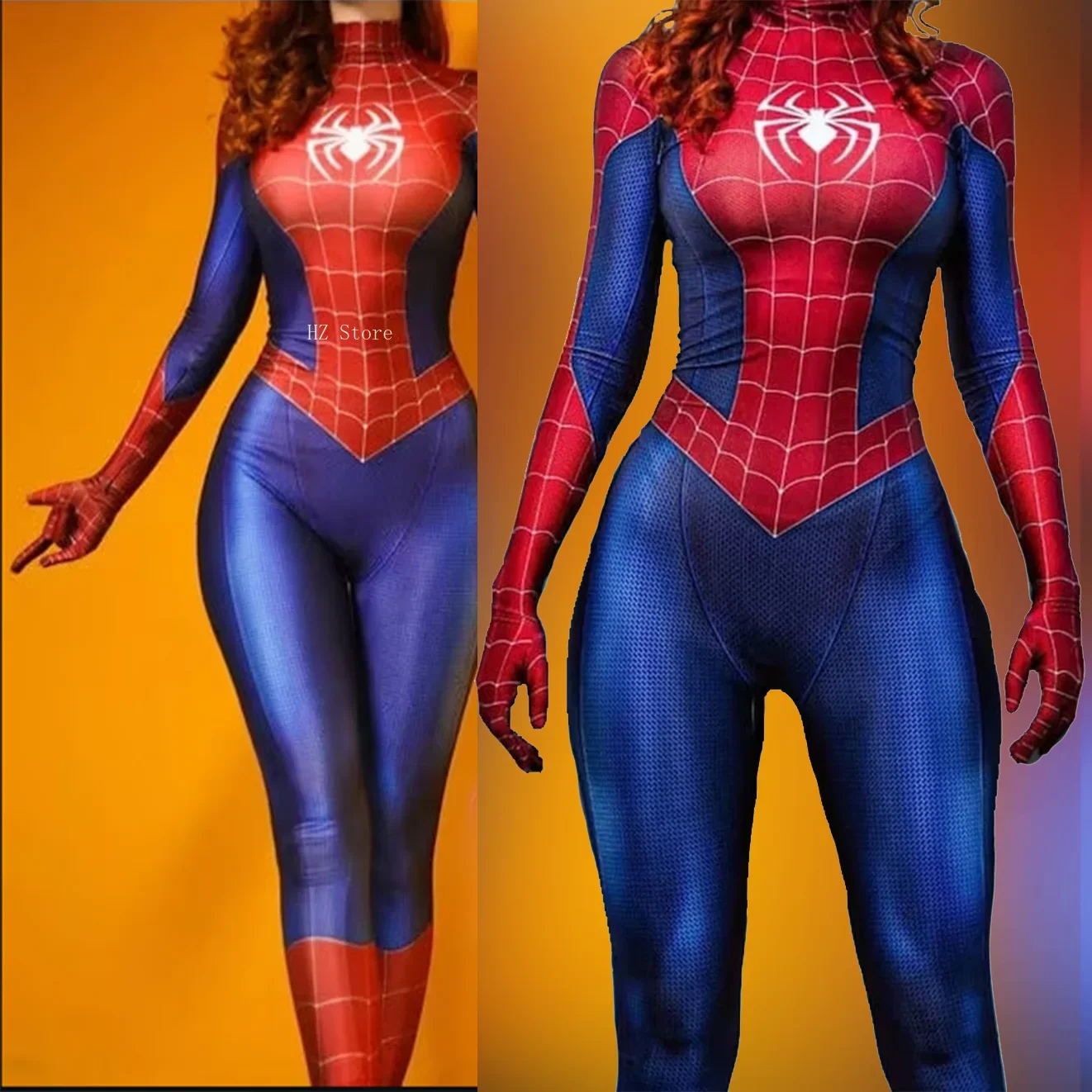 Marvel Women Spidergirl Pattern Bodysuit Superhero Cosplay Costume Catsuit Stretch Jumpsuit for Women and Girls Birthday Gift
Marvel Women Spidergirl Pattern Bodysuit Superhero Cosplay Costume Catsuit Stretch Jumpsuit for Women and Girls Birthday Gift