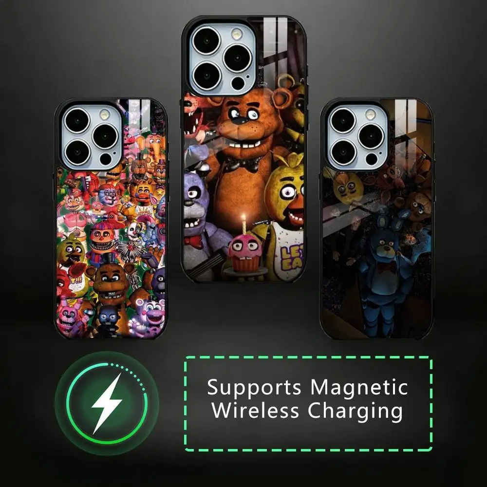 Amine Fnaf Five-nights-At-Freddys Anime Phone Case For iPhone17,16,15,14,13,12 Plus,Pro Magnetic with Magsafe Wireless Charging
Amine Fnaf Five-nights-At-Freddys Anime Phone Case For iPhone17,16,15,14,13,12 Plus,Pro Magnetic with Magsafe Wireless Charging