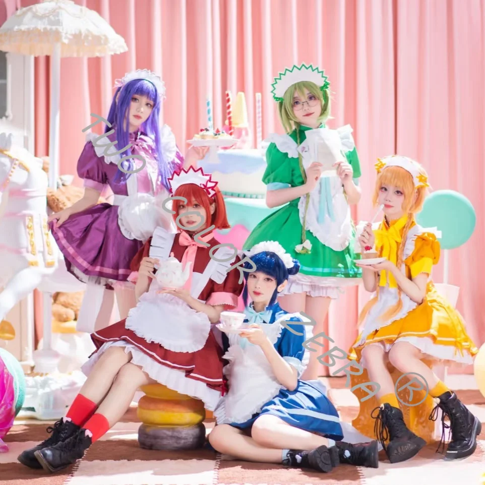 Tokyo Mew Mew Maid Café Cos Dress Cosplay Costume Headdress Bow Tie Props Full Set Five Color Lolita Comic Con Roleplay
Tokyo Mew Mew Maid Café Cos Dress Cosplay Costume Headdress Bow Tie Props Full Set Five Color Lolita Comic Con Roleplay