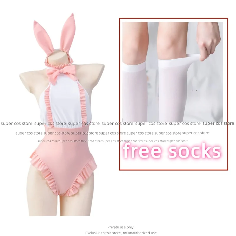 Summer Pool Party Pink Bunny Girl One-piece Swimstuit Unifrom Women Anime Maid Bodysuit Pajamas Outfits Costumes Cosplay
Summer Pool Party Pink Bunny Girl One-piece Swimstuit Unifrom Women Anime Maid Bodysuit Pajamas Outfits Costumes Cosplay