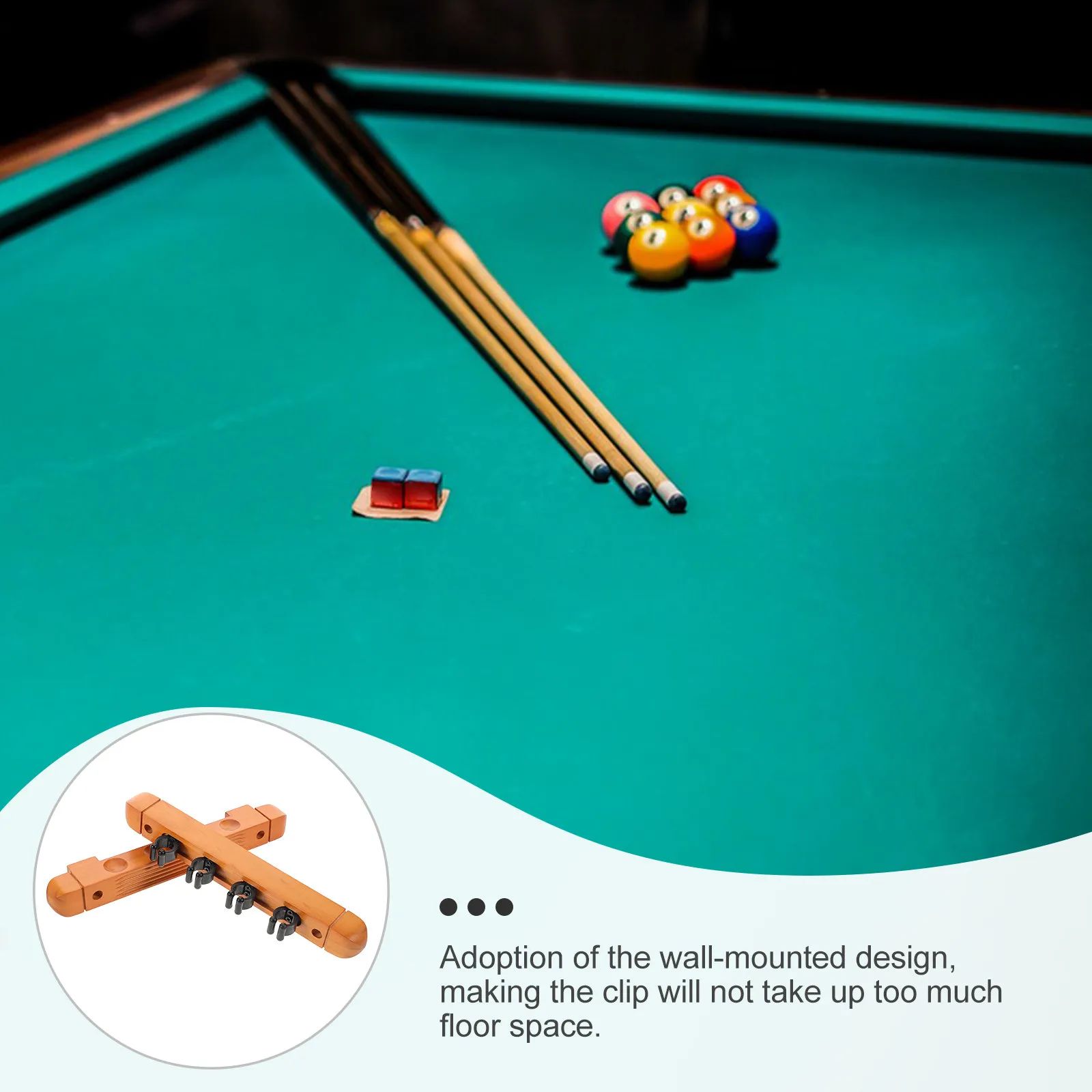 2Pcs Sturdy Wood Wall Mount Pool Cue Holder Strong Tensile Tear Resistant Billiard Accessories Multi Slot Display Rack
2Pcs Sturdy Wood Wall Mount Pool Cue Holder Strong Tensile Tear Resistant Billiard Accessories Multi Slot Display Rack