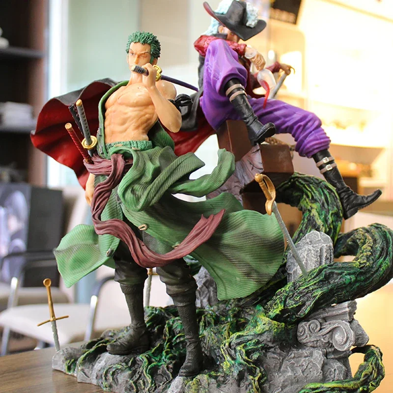 One Piece 38cm Master And Apprentice Dracule Mihawk Zoro Action Figure Statue Model Home Decorations Ornaments Toys Gift Cool
One Piece 38cm Master And Apprentice Dracule Mihawk Zoro Action Figure Statue Model Home Decorations Ornaments Toys Gift Cool