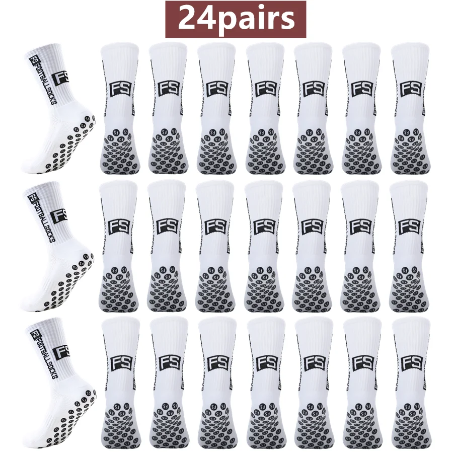 24pairs unisex non slip grip basketball soccer sports grip towel bottom breathable shockproof professional socks
24pairs unisex non slip grip basketball soccer sports grip towel bottom breathable shockproof professional socks