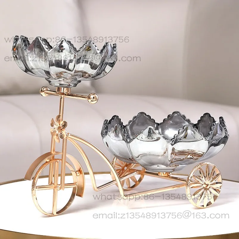 Modern Creative Multi-layer Fruit Plate Household High Value Personality Simple Exquisite Crystal Glass Bicycle Candy Plate
Modern Creative Multi-layer Fruit Plate Household High Value Personality Simple Exquisite Crystal Glass Bicycle Candy Plate