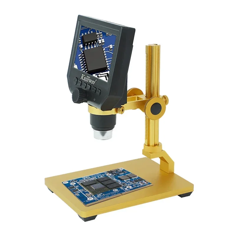 kailiwei Lifting bracket Build In Lcd Display Portable Electronic Repair Digital Microscope