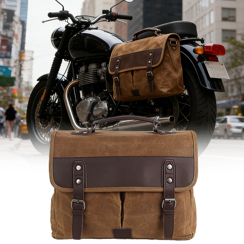 Large Capacity Retro Motorcycle Canvas Side Bag Motorcycles Cycling Side Pouch Waterproof Saddle Bags Travel Luggage Tool Bags
Large Capacity Retro Motorcycle Canvas Side Bag Motorcycles Cycling Side Pouch Waterproof Saddle Bags Travel Luggage Tool Bags