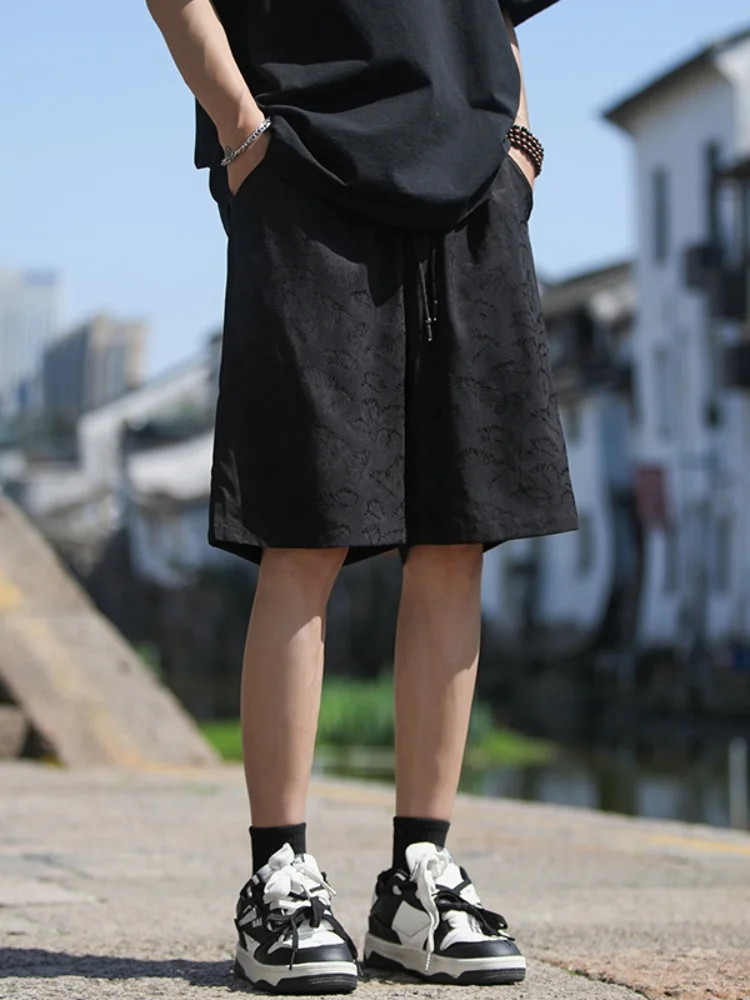 Ice Silk Men's orts Summer Thin Qui Dry Breathable Five-Quarter Pants Loose Large Size Straight Leg Spor Casual Trousers
Ice Silk Men's orts Summer Thin Qui Dry Breathable Five-Quarter Pants Loose Large Size Straight Leg Spor Casual Trousers