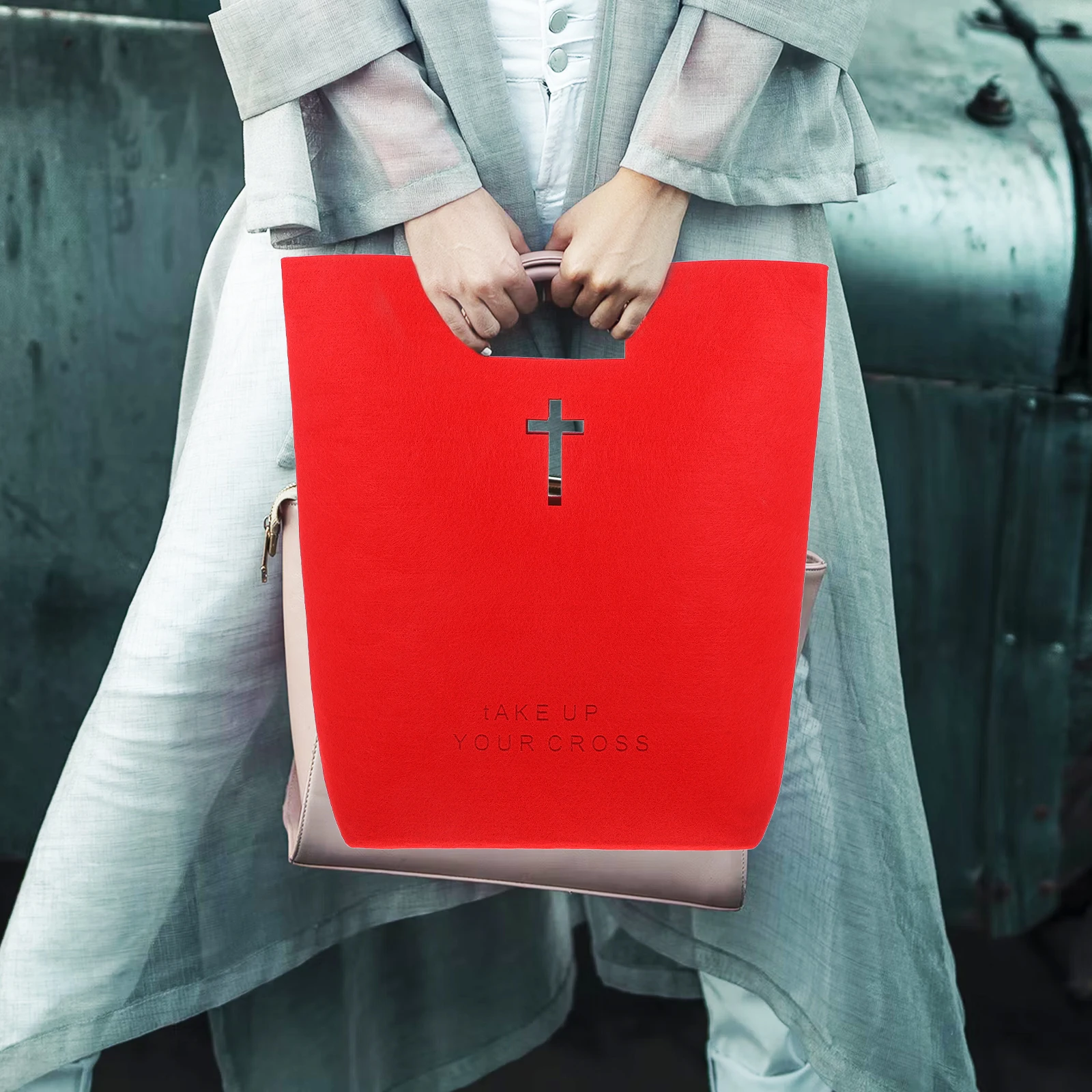 Felt Handbag Tote Large Capacity Storage Shopping Carrying Bag Reusable Organizer for Ladies Mobile Phone Books
Felt Handbag Tote Large Capacity Storage Shopping Carrying Bag Reusable Organizer for Ladies Mobile Phone Books