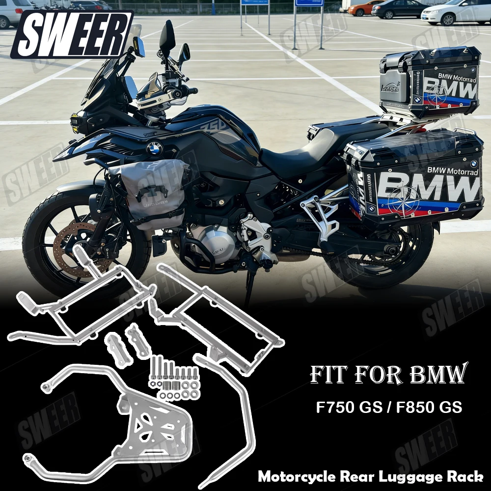 Motorcycle Metal Durable Rear Luggage Rack Suitable For BMW F750 F850 Gs Trunk Holder Side Box Bracket Modified Accessories
Motorcycle Metal Durable Rear Luggage Rack Suitable For BMW F750 F850 Gs Trunk Holder Side Box Bracket Modified Accessories