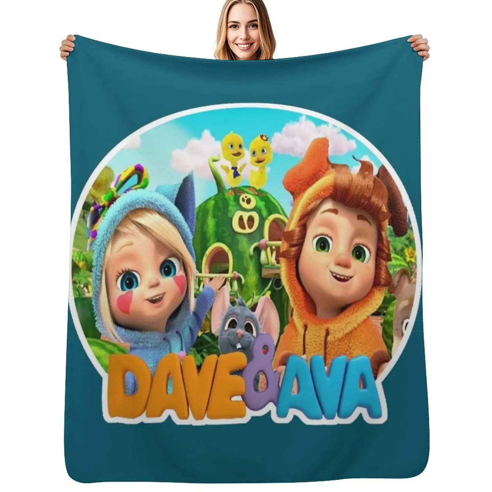 Dave And Ava Throw Blanket Portable Lightweight Blanket for Travel Camping
Dave And Ava Throw Blanket Portable Lightweight Blanket for Travel Camping