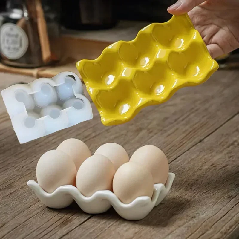 Силиконовая форма для 6 яиц на Пасху, подставка для яиц в форме яйца, лоток для хранения украшений из гипса, для эпоксидной смолы, DIY
Силиконовая форма для 6 яиц на Пасху, подставка для яиц в форме яйца, лоток для хранения украшений из гипса, для эпоксидной смолы, DIY