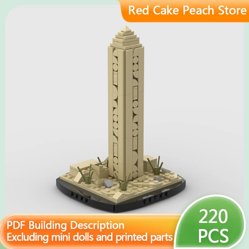 Модель городской улицы MOC, строительные блоки, мини-обелиск, архитектурный модульный конструктор, развивающая игрушка для детей, подарок на праздник, набор для сборки
Модель городской улицы MOC, строительные блоки, мини-обелиск, архитектурный модульный конструктор, развивающая игрушка для детей, подарок на праздник, набор для сборки