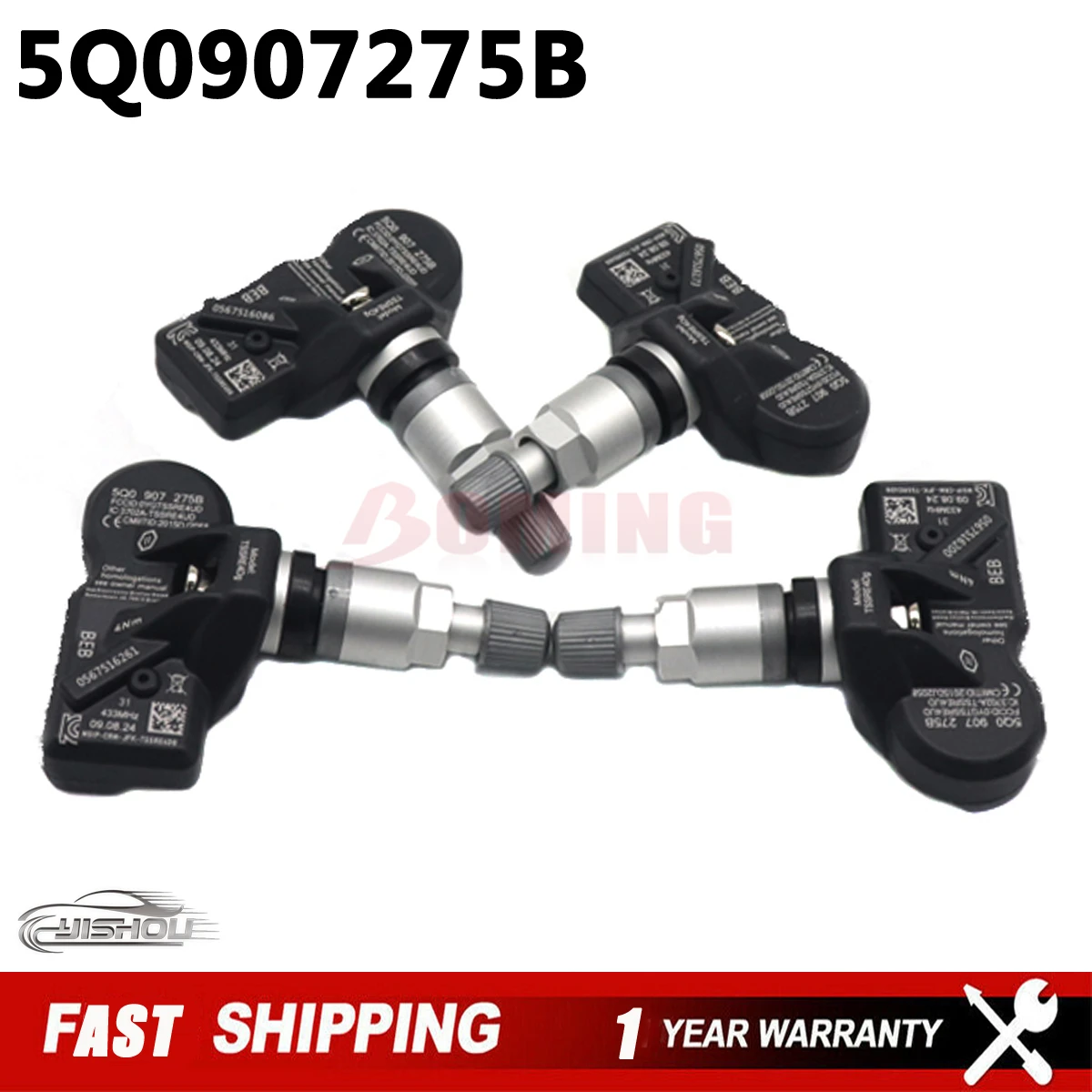 TPMS 5Q0907275B for Audi A3 A4 A6 A7 A8 Q3 Porsche 911 Cayenne Tire Pressure Sensor for Volkswagen Тiguan Bentley McLaren 433MHz
TPMS 5Q0907275B for Audi A3 A4 A6 A7 A8 Q3 Porsche 911 Cayenne Tire Pressure Sensor for Volkswagen Тiguan Bentley McLaren 433MHz