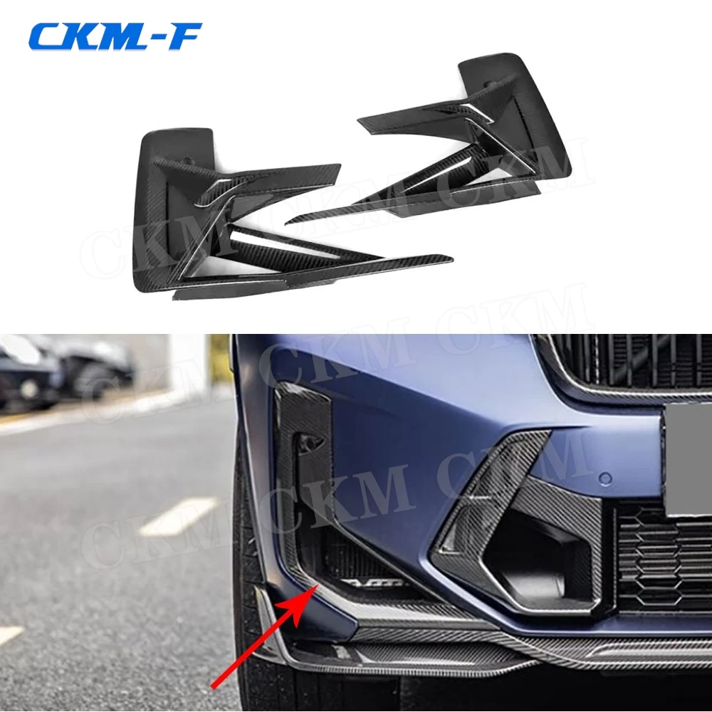 Car Front Bumper Side Air Vent Trims Cover Spoiler Dry Carbon Fiber for BMW X3M F97 2022+ FRP S Style Body Kits Accessories
Car Front Bumper Side Air Vent Trims Cover Spoiler Dry Carbon Fiber for BMW X3M F97 2022+ FRP S Style Body Kits Accessories