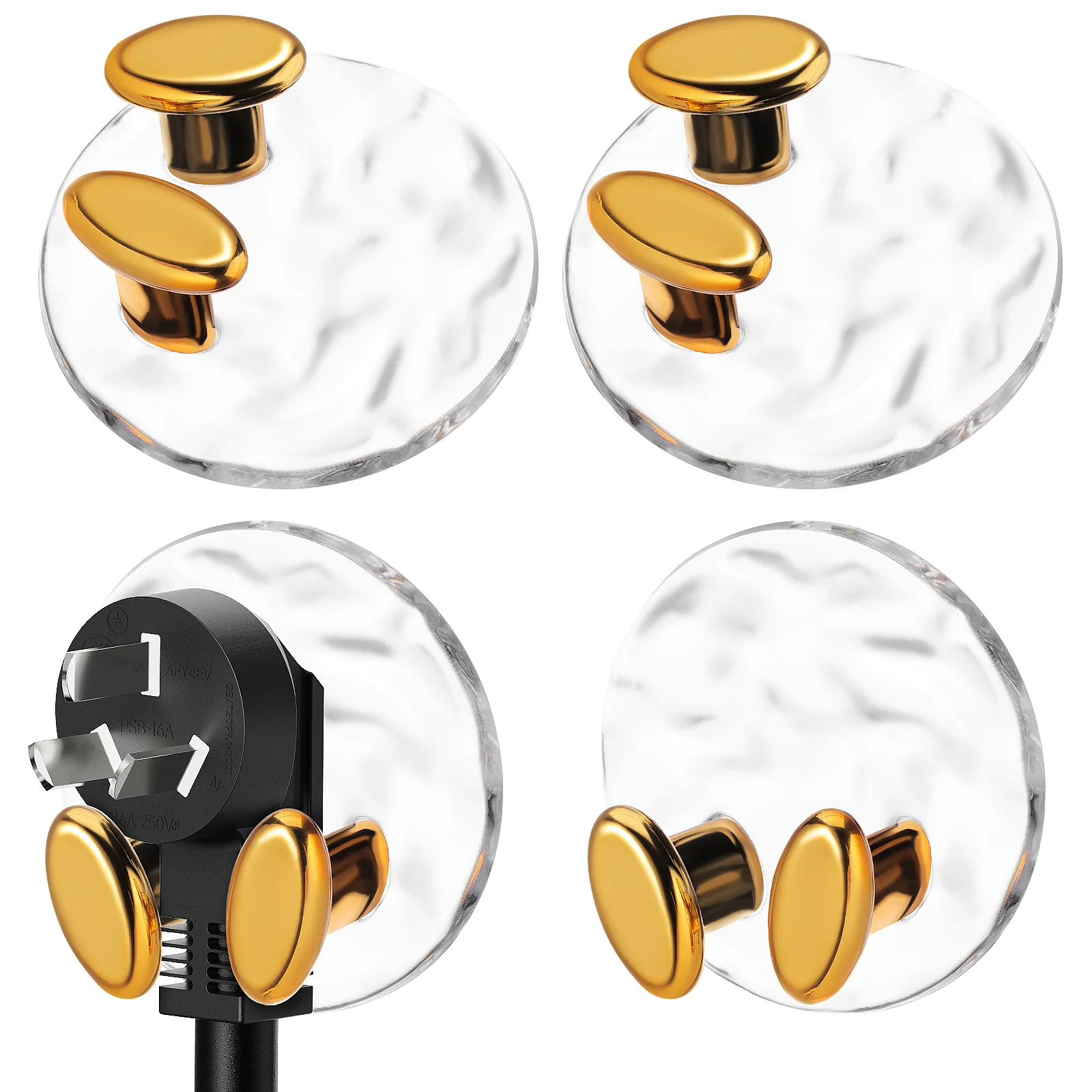 4 Pcs Hook ganizer Multifunctional Power Cable PET Adhesive Wall Mount Cord Hooks Space Saving Easy Install Versatile Use
4 Pcs Hook ganizer Multifunctional Power Cable PET Adhesive Wall Mount Cord Hooks Space Saving Easy Install Versatile Use