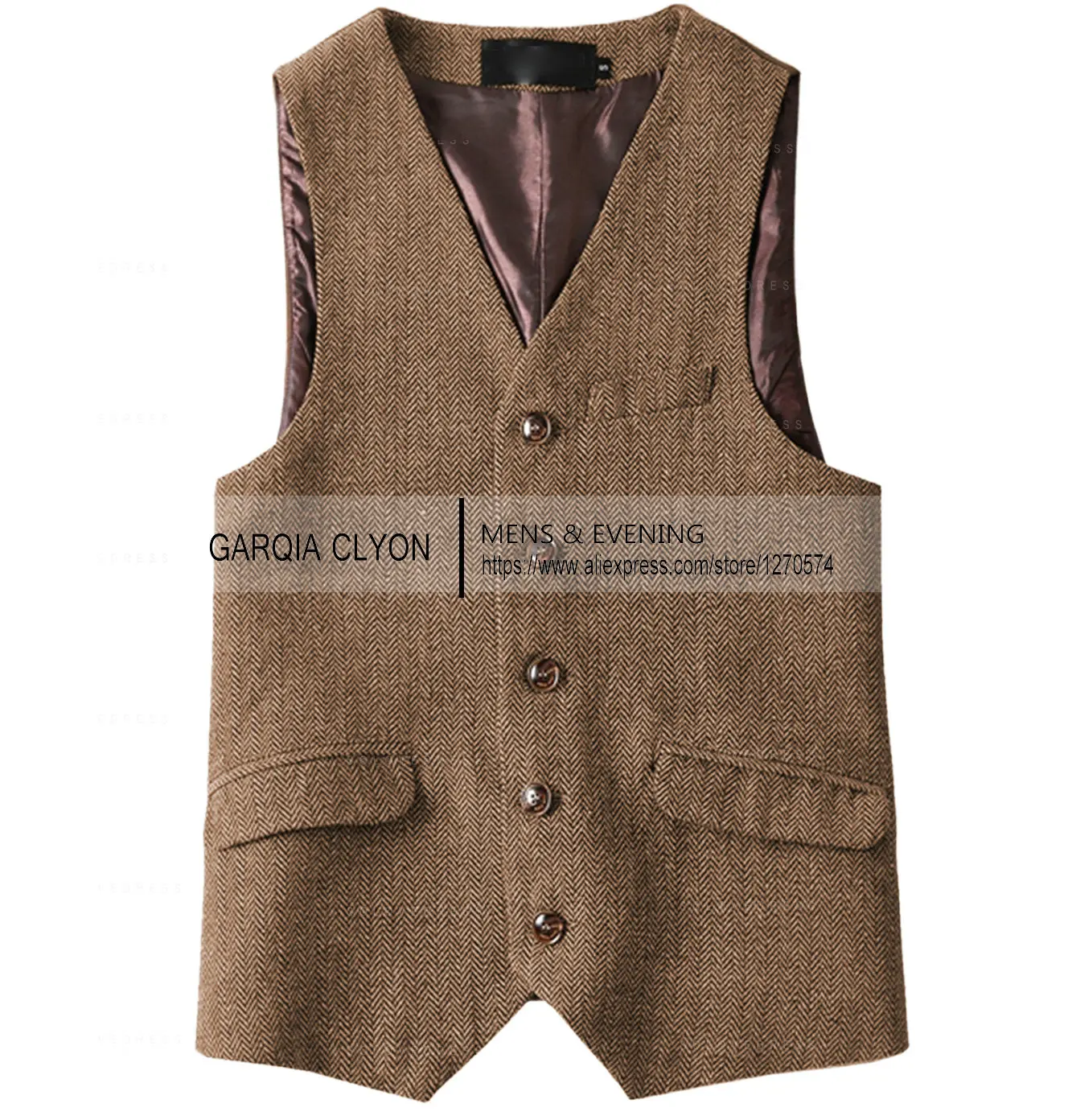 Men's Vest Single Breasted Slim Fit Vintage Tweed Wool Waistcoat Herringbone for Wedding Groomsmen gilet
Men's Vest Single Breasted Slim Fit Vintage Tweed Wool Waistcoat Herringbone for Wedding Groomsmen gilet