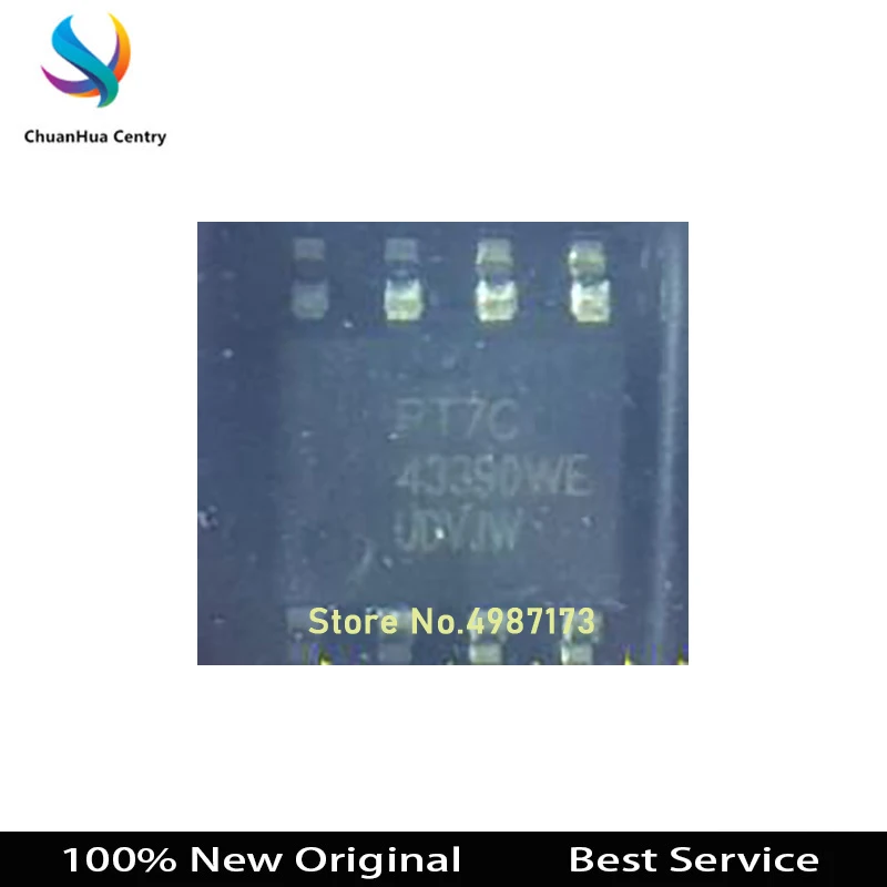 20 Pcs/Lot PT7C43390WEX SOP8 100% New Original In Stock 
20 Pcs/Lot PT7C43390WEX SOP8 100% New Original In Stock