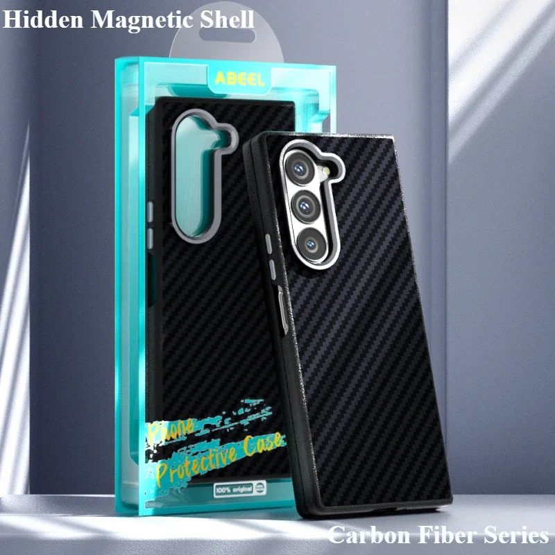 NEW for Magsafe PC Carbon Fiber Case for Samsung Galaxy Z Fold 7 6 5 5G W25/Fold SE 2025 Hidden Magnetic Wireless Charging Cover
NEW for Magsafe PC Carbon Fiber Case for Samsung Galaxy Z Fold 7 6 5 5G W25/Fold SE 2025 Hidden Magnetic Wireless Charging Cover