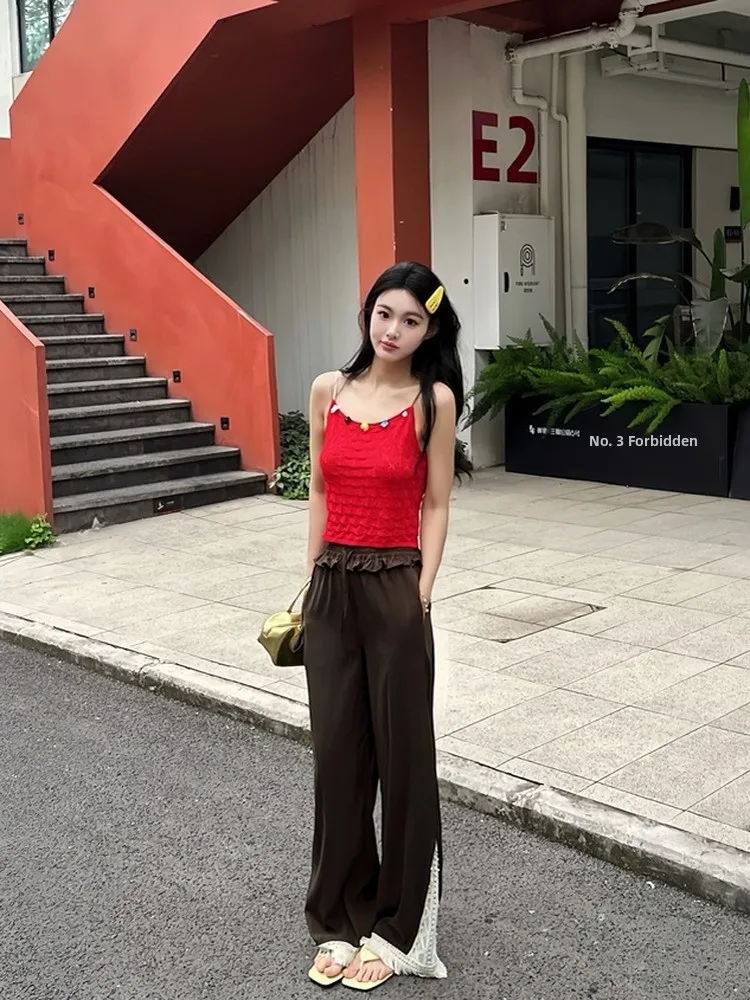 Sweet Sle Handmade Flower Summer Jelly Flavor Strap Vest Women's Bodycon Top Chinese Production ort Length Color
Sweet Sle Handmade Flower Summer Jelly Flavor Strap Vest Women's Bodycon Top Chinese Production ort Length Color