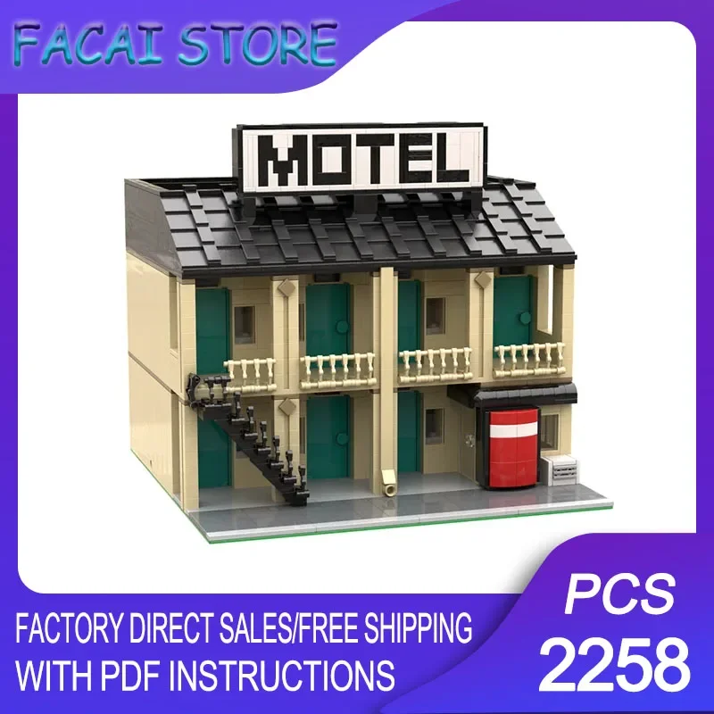 City Street View Model Moc Building Bricks Modular Motel Model Technology Modular Blocks Christmas DIY Toy Construction Gifts
City Street View Model Moc Building Bricks Modular Motel Model Technology Modular Blocks Christmas DIY Toy Construction Gifts