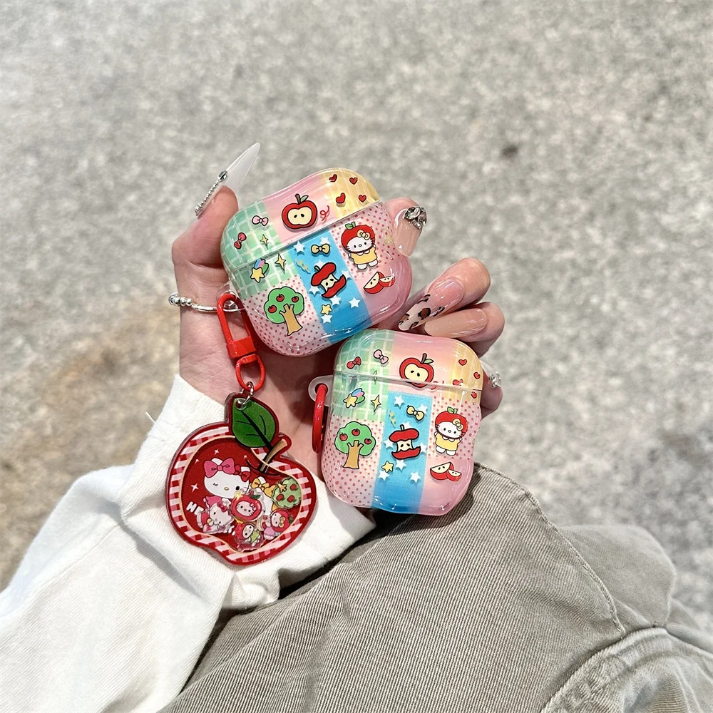 Fashion polka dot Hellokitty headphone case protective cover with charm for Airpods 4 3 2 Pro 3 Pro 2 earphone charging box cove
Fashion polka dot Hellokitty headphone case protective cover with charm for Airpods 4 3 2 Pro 3 Pro 2 earphone charging box cove