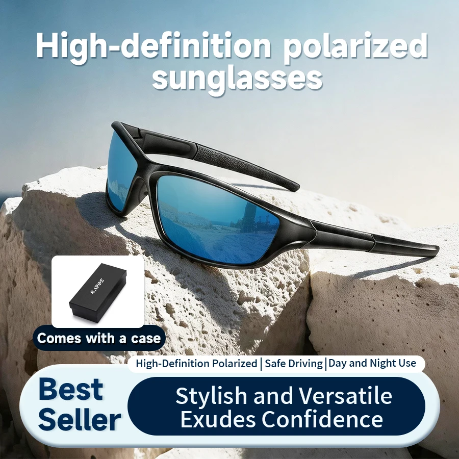 Unisex Polarized Ultra Lightweight Fashion UV400 Anti Glare Outdoor Driving Cycling Fishing Hiking Running Eyewear with Box 614
Unisex Polarized Ultra Lightweight Fashion UV400 Anti Glare Outdoor Driving Cycling Fishing Hiking Running Eyewear with Box 614