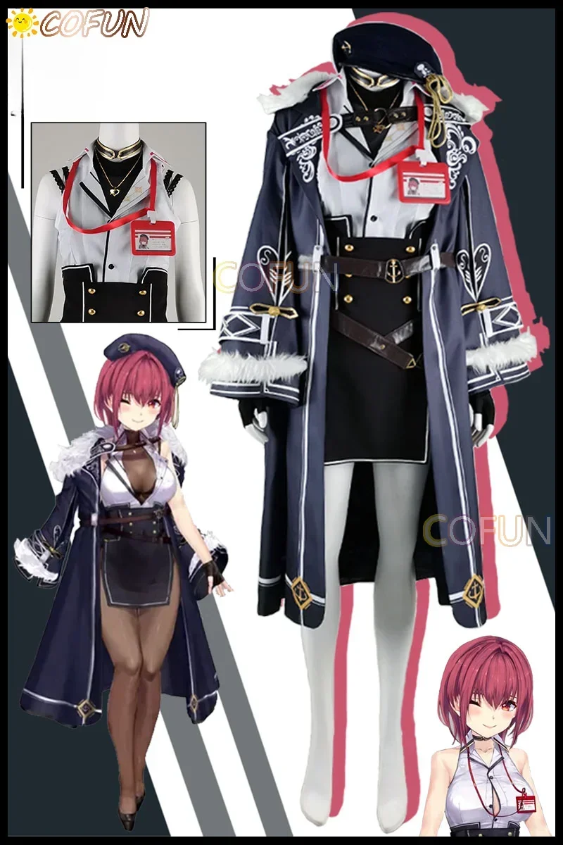 COFUN Vtuber Nijisanji Hololive Cosplay Houshou Marine Cosplay Costume Halloween Game Suit Outfits Anime Uniform 2023 New Wig
COFUN Vtuber Nijisanji Hololive Cosplay Houshou Marine Cosplay Costume Halloween Game Suit Outfits Anime Uniform 2023 New Wig