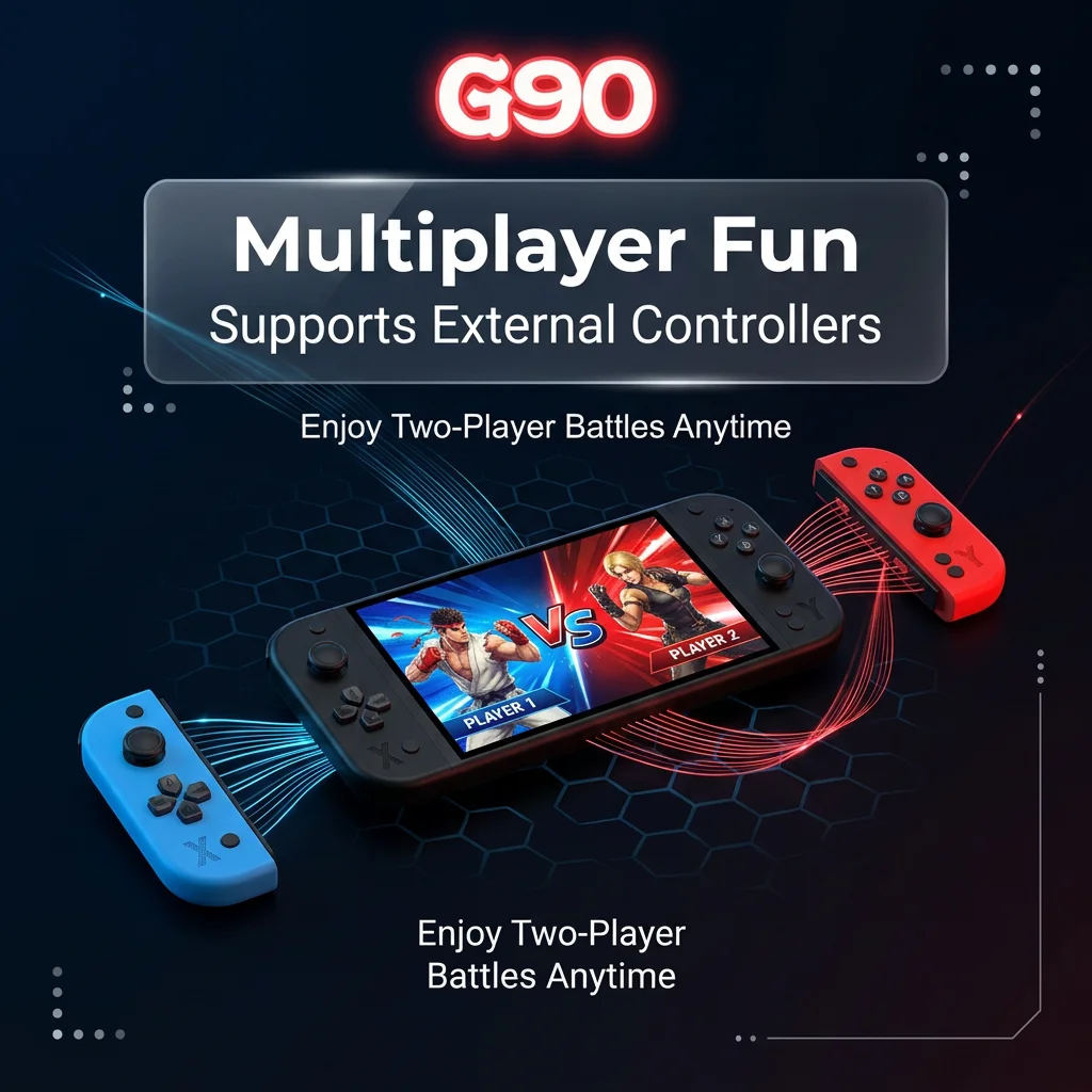 G90 Large Screen Handheld Game Console Portable Arcade High Definition Nostalgic Retro TV Home Handheld
G90 Large Screen Handheld Game Console Portable Arcade High Definition Nostalgic Retro TV Home Handheld