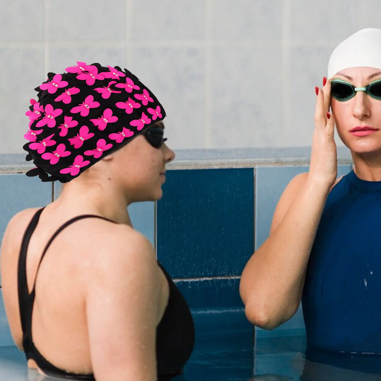 Удобная 3D-шапочка для плавания с бабочками для женщин, увеличенный размер, с защитой ушей, водонепроницаемая, для длинных волос, для использования в бассейне
Удобная 3D-шапочка для плавания с бабочками для женщин, увеличенный размер, с защитой ушей, водонепроницаемая, для длинных волос, для использования в бассейне