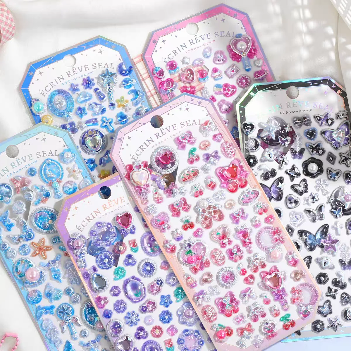 3 pcs/6 pcs Creative Dream Cartoon 3D Relief Drop Stickers Scrapbooking DIY Journaling Sticker Cute Stationery Sticker School
3 pcs/6 pcs Creative Dream Cartoon 3D Relief Drop Stickers Scrapbooking DIY Journaling Sticker Cute Stationery Sticker School