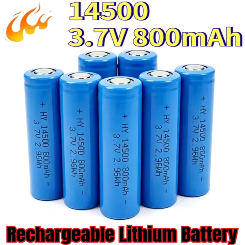 100% Original 14500 Battery 3.7V 800mAh Li-ion Rechargeable Batteries for LED Flashlight Headlamps Toys Beauty Instruments
100% Original 14500 Battery 3.7V 800mAh Li-ion Rechargeable Batteries for LED Flashlight Headlamps Toys Beauty Instruments