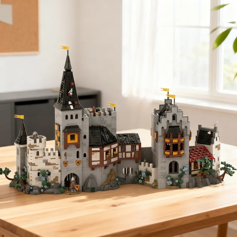 3990 деталей MOC: Модель Замка-гнезда Воробьих, конструктор, креативный подарок, коллекционный декор, премиум-класс для детей и взрослых, для дома и офиса
3990 деталей MOC: Модель Замка-гнезда Воробьих, конструктор, креативный подарок, коллекционный декор, премиум-класс для детей и взрослых, для дома и офиса