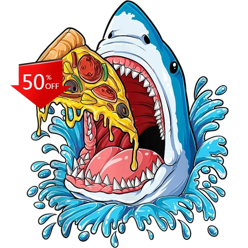 Shark Eating Pizza Sticker Decal Snack Food Pepperoni Ocean Jaws Bite Cartoon Protector Decal
Shark Eating Pizza Sticker Decal Snack Food Pepperoni Ocean Jaws Bite Cartoon Protector Decal