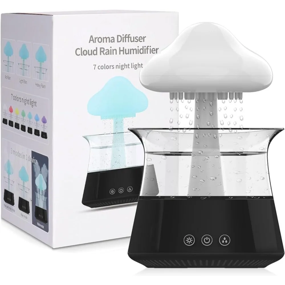 Увлажнители воздуха Cloud Rain для спальни и большой комнаты-диффузор эфирного масла с 7 цветами светодиодный Lights
Увлажнители воздуха Cloud Rain для спальни и большой комнаты-диффузор эфирного масла с 7 цветами светодиодный Lights