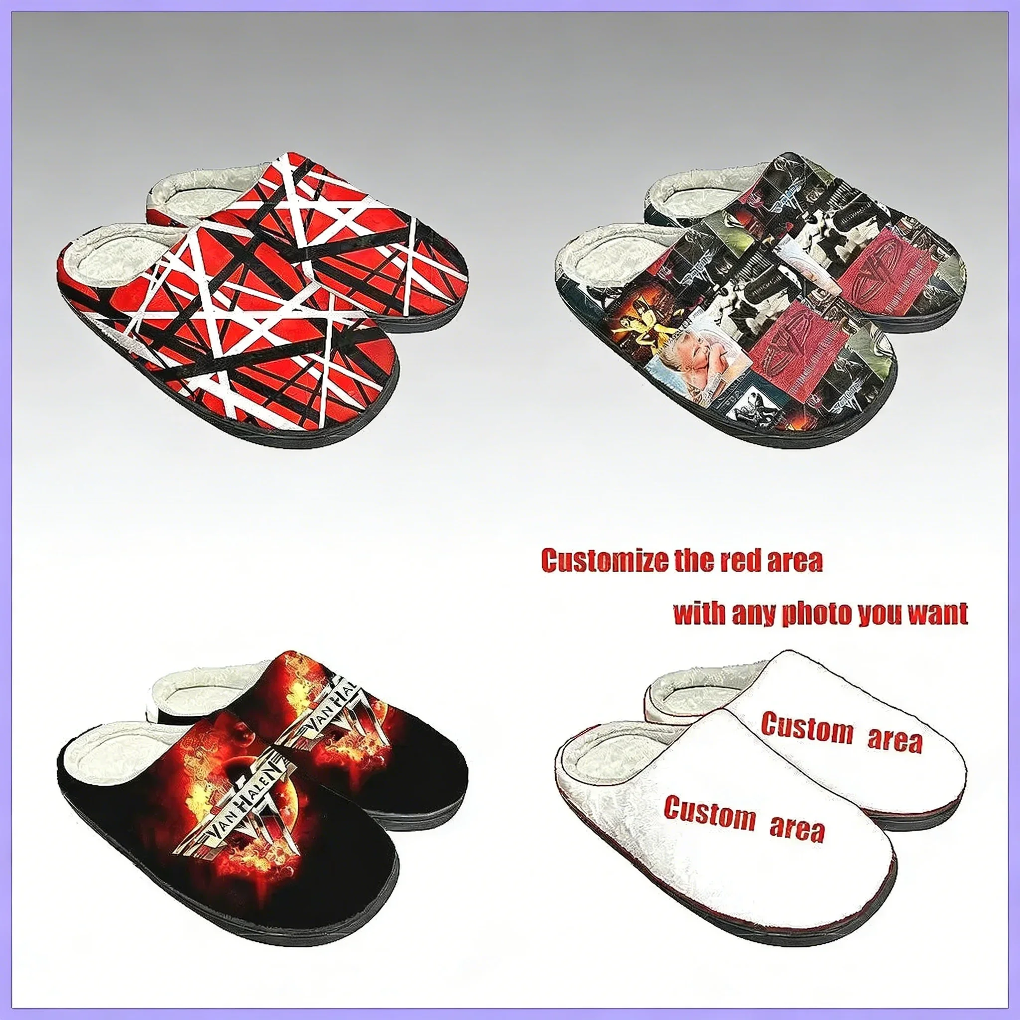 Van Halen 5150 Stripes Plush Slippers Unisex Cotton House Shoes for Men Women
Van Halen 5150 Stripes Plush Slippers Unisex Cotton House Shoes for Men Women