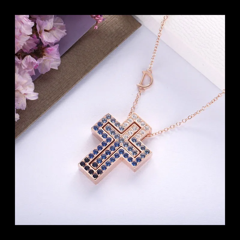 Роскошная цепочка с полной бриллиантовой инкрустацией, постепенная смена, крестовая комбинированная цепочка, многослойная укладка, нишевый дизайн, D-образная пряжка Clavi
Роскошная цепочка с полной бриллиантовой инкрустацией, постепенная смена, крестовая комбинированная цепочка, многослойная укладка, нишевый дизайн, D-образная пряжка Clavi