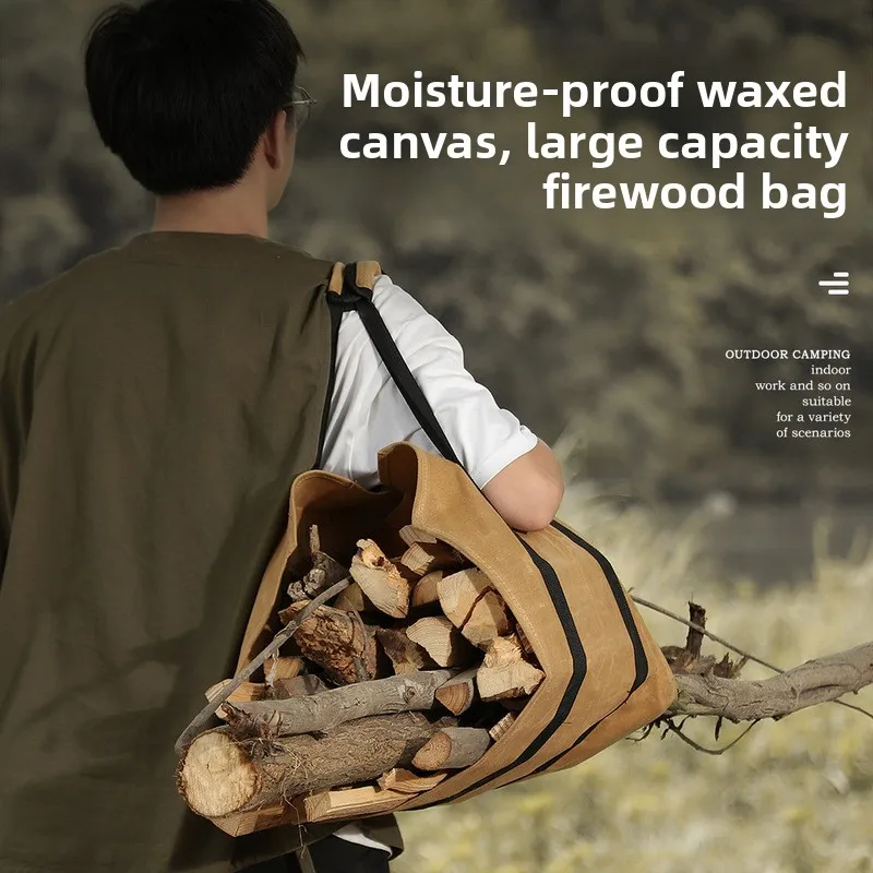 Large Capacity Canvas Storage Bag Portable Outdoor Camping Firewood Bag Multi-Purpose Handheld Durable Travel Accessories
Large Capacity Canvas Storage Bag Portable Outdoor Camping Firewood Bag Multi-Purpose Handheld Durable Travel Accessories