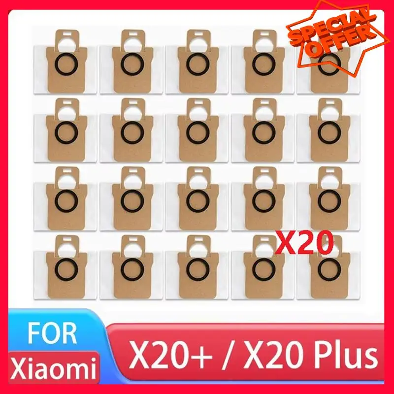 -ESTR 20Pcs Dust Bag Fit For Xiaomi Robot Vacuum X20+/X20 Plus Replacement Parts Accessories Dust Bags
-ESTR 20Pcs Dust Bag Fit For Xiaomi Robot Vacuum X20+/X20 Plus Replacement Parts Accessories Dust Bags