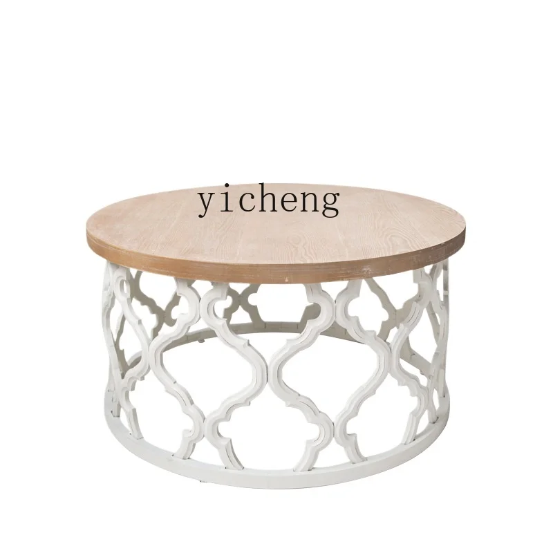 Tqh round Tea Table Retro Wood Bed & Breakfast Sofa Tea Table Side Table Living Room Home Art
Tqh round Tea Table Retro Wood Bed & Breakfast Sofa Tea Table Side Table Living Room Home Art