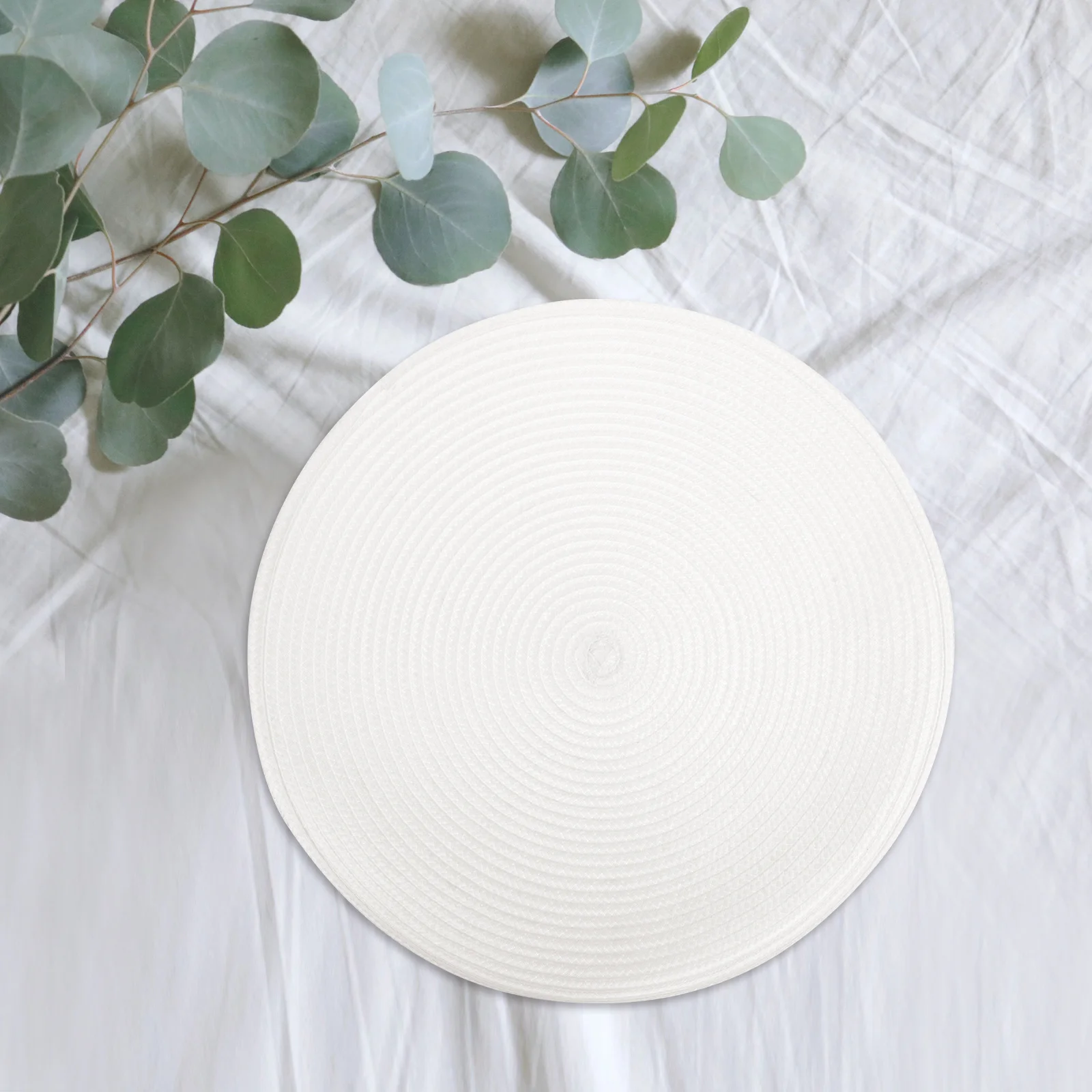 6pcs Round Placemat Woven Heat-Resistant Plastic Table Mat For Dining Table Kitchen Home Hotel Party Use Decorative Coaster Set
6pcs Round Placemat Woven Heat-Resistant Plastic Table Mat For Dining Table Kitchen Home Hotel Party Use Decorative Coaster Set