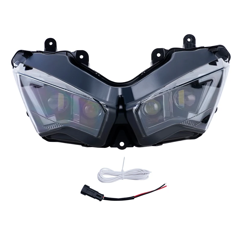 Подходит для мотоциклов Kawasaki Ninja 400, светодиодные черные фары высокой яркости с дальним/ближним светом
Подходит для мотоциклов Kawasaki Ninja 400, светодиодные черные фары высокой яркости с дальним/ближним светом