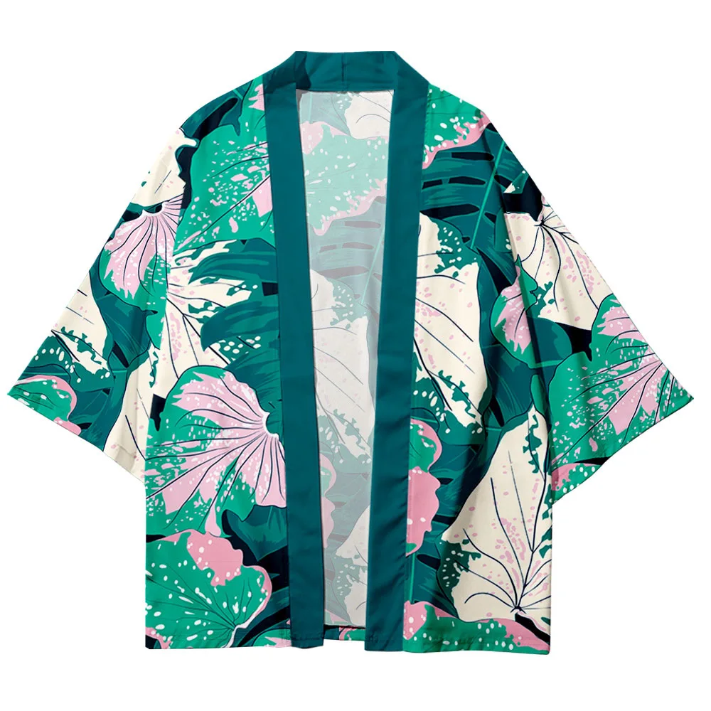 Big Size XXS-6XL Purple Green Plant Print Loose Japanese Streetwear Cardigan Women Men Harajuku Haori Kimono Top Yukata Clothes
Big Size XXS-6XL Purple Green Plant Print Loose Japanese Streetwear Cardigan Women Men Harajuku Haori Kimono Top Yukata Clothes