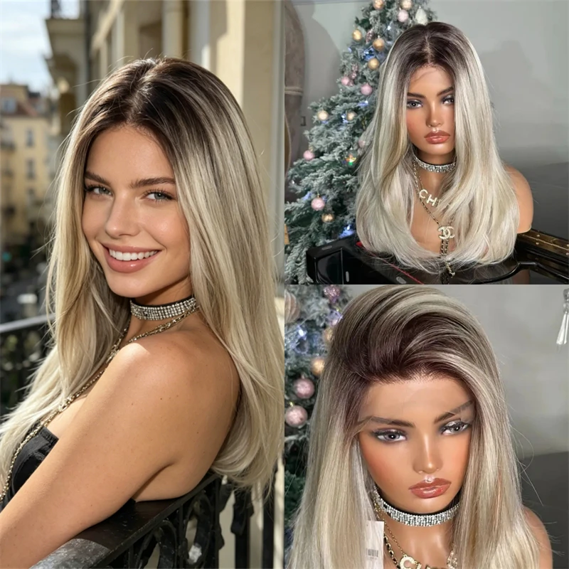 Party Daily Cosplay Wear Ombre Light Blonde HiIghlights HD Lace Front Wig Synthetic Wig Short Straight Wig Natural Density Wig
Party Daily Cosplay Wear Ombre Light Blonde HiIghlights HD Lace Front Wig Synthetic Wig Short Straight Wig Natural Density Wig