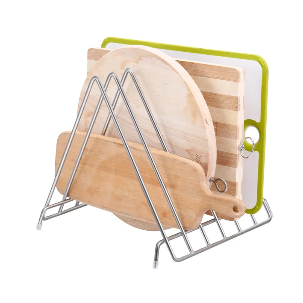 Durable Stainless Steel Cutting Board Rack 6 Grids Wear-Resistant Drainage Stand Rust-Proof Non-slip Storage Rack
Durable Stainless Steel Cutting Board Rack 6 Grids Wear-Resistant Drainage Stand Rust-Proof Non-slip Storage Rack