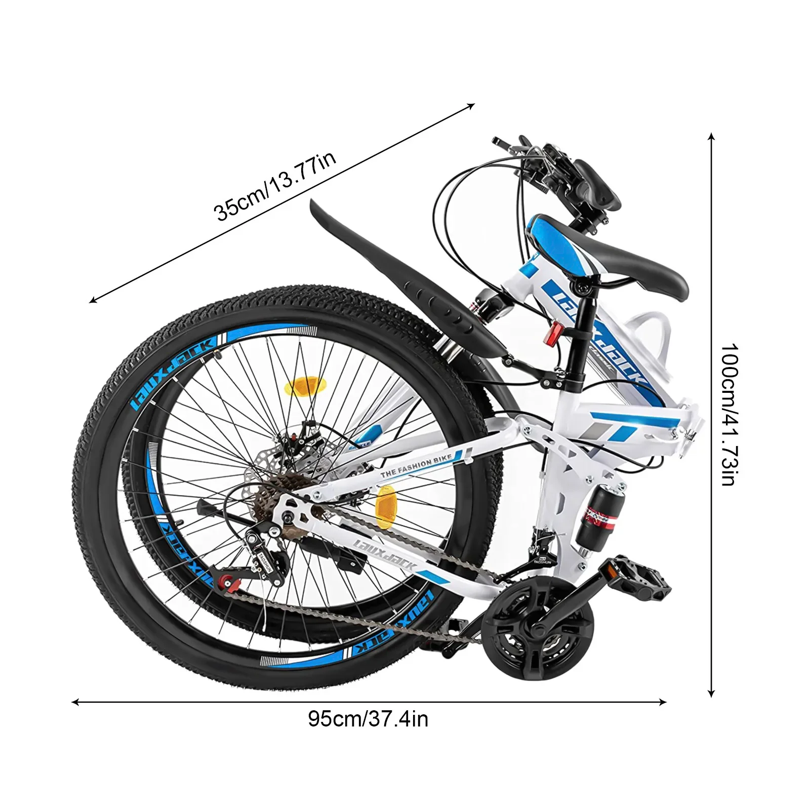 21-Speed 26 Inch Folding Mountain Bike Men's MTB Bicycle School Dual Disc Brake Aluminum Frame Sports Fitness Cycling
21-Speed 26 Inch Folding Mountain Bike Men's MTB Bicycle School Dual Disc Brake Aluminum Frame Sports Fitness Cycling
