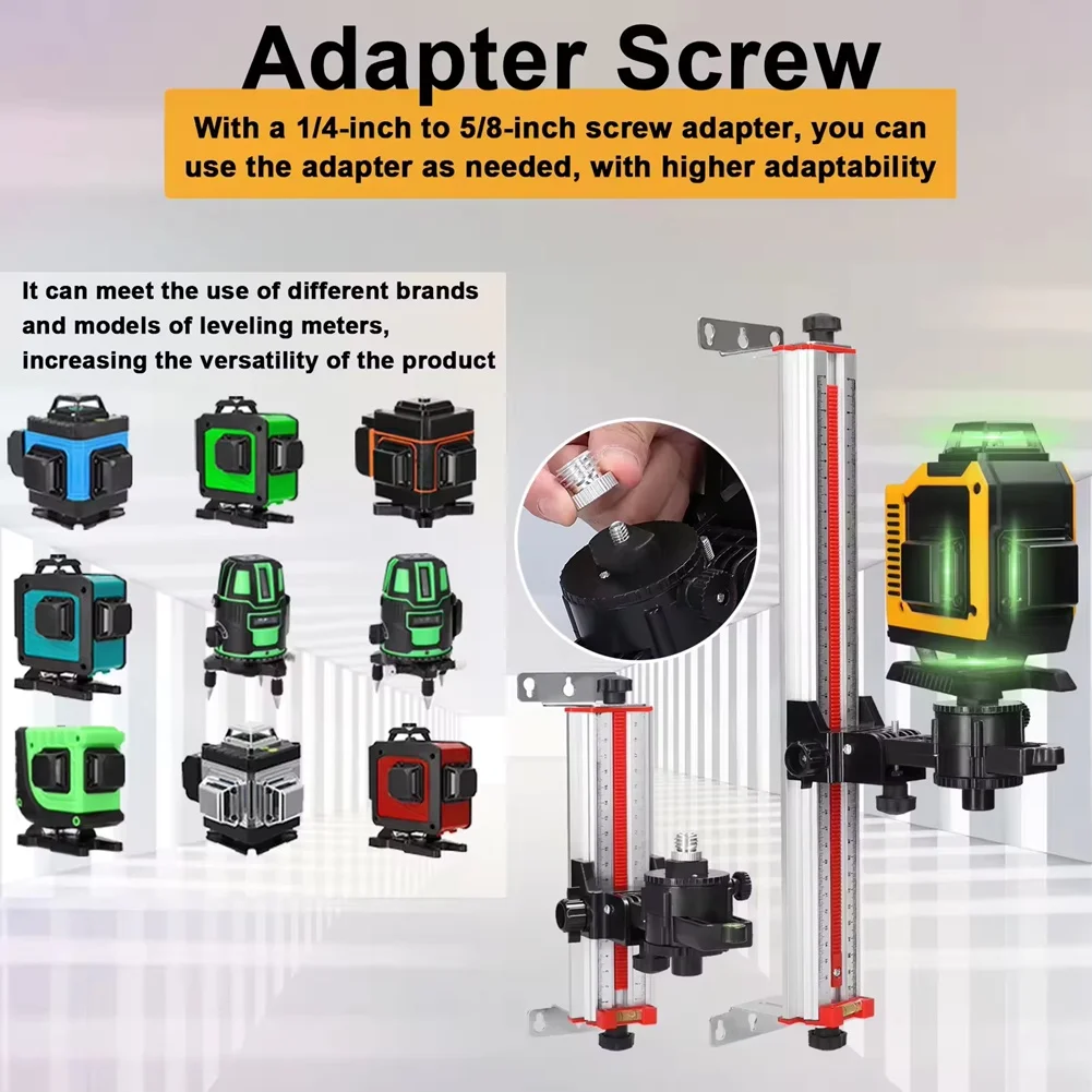 CQMF-Adjustable Laser Level Bracket Stable Mounting Aluminum Alloy Construction Laser Level Accessory 400Mm
CQMF-Adjustable Laser Level Bracket Stable Mounting Aluminum Alloy Construction Laser Level Accessory 400Mm