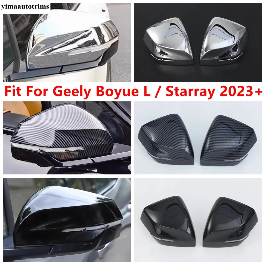 Car Rearview Mirror Caps Protective Cover Trim Turning Mirror Chrome Exterior Accessories For Geely Boyue L / Starray 2023 2024
Car Rearview Mirror Caps Protective Cover Trim Turning Mirror Chrome Exterior Accessories For Geely Boyue L / Starray 2023 2024