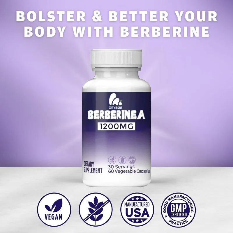 Berberine 1200mg - Promoting Healthy Metabolism and Overall Health 60 Capsules
Berberine 1200mg - Promoting Healthy Metabolism and Overall Health 60 Capsules